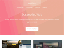 Tablet Screenshot of neozone.es